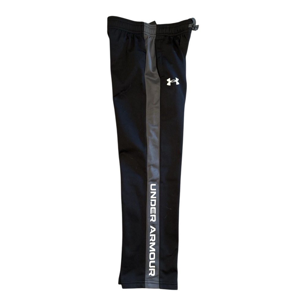 Under Armour Sweatpants Boys Brawler 2.0 Logo Pants Black Youth Small NEW Pocket